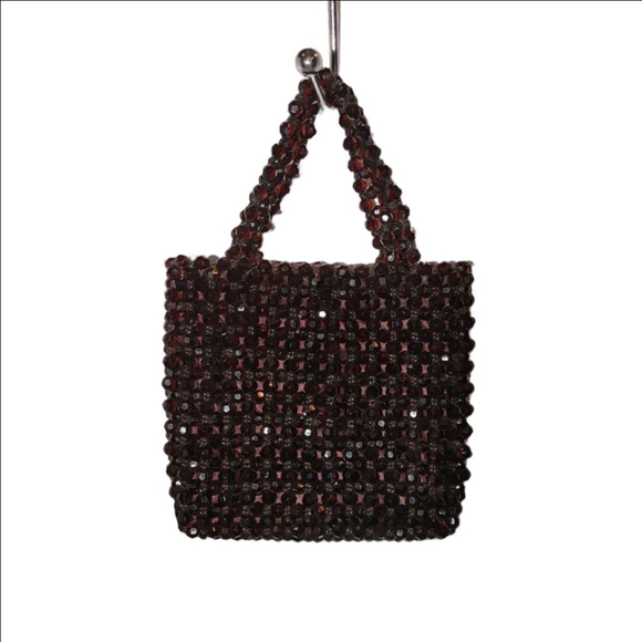 GAP Handbags - Vintage GAP Garnet Beaded Y2K Mini Bag